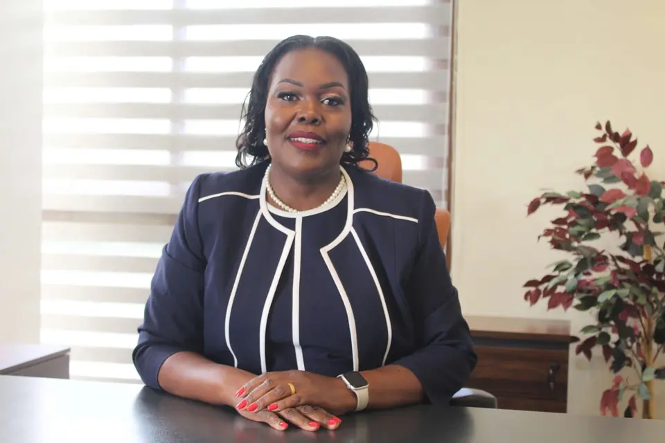 Vayonda J. Sirma at her desk